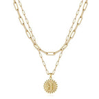 Golden Initial Necklaces for Women