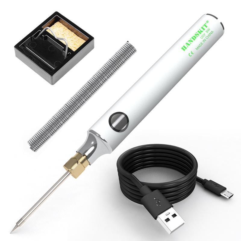 USB portable electric soldering iron set
