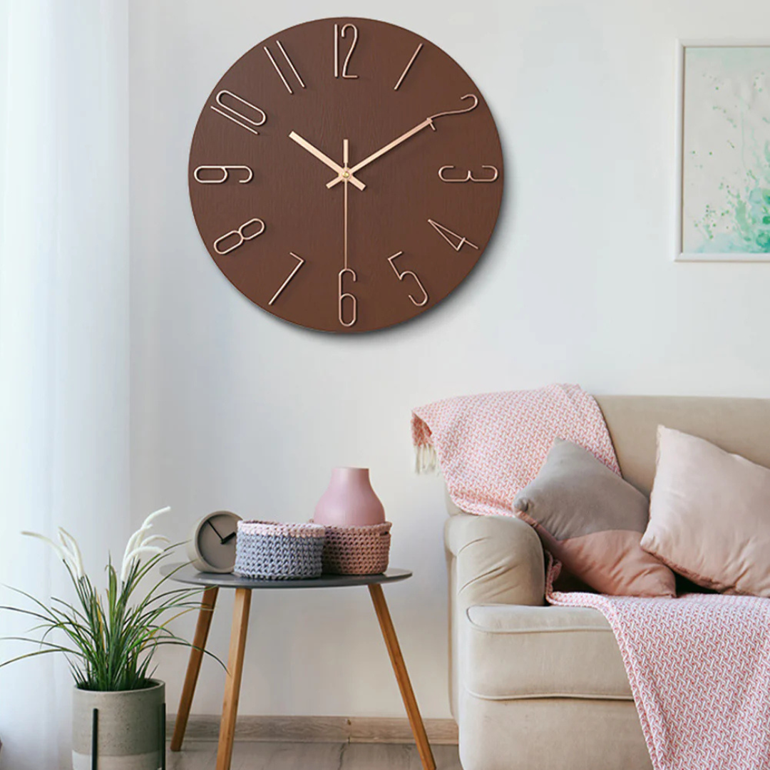 Elegant | Modern wall clock for the living room 30 cm