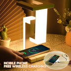 The floating wireless charging lamp