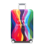 Dust cover for suitcase jacket