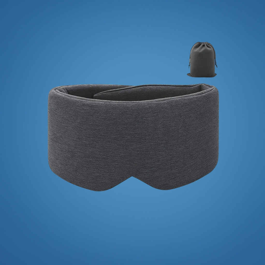 Total Light Blocking – Soft Cotton Comfort – Breathable Fit – Blocks All Light for Travel, Naps & Deep Sleep