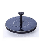 Solar-powered water bubbler for bird baths – bubble fountain with solar panel