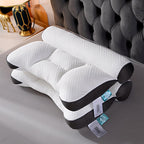 Sleep-improving neck pillow with comfort support of goose down