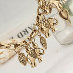 Handmade Vintage Elephant Anklet