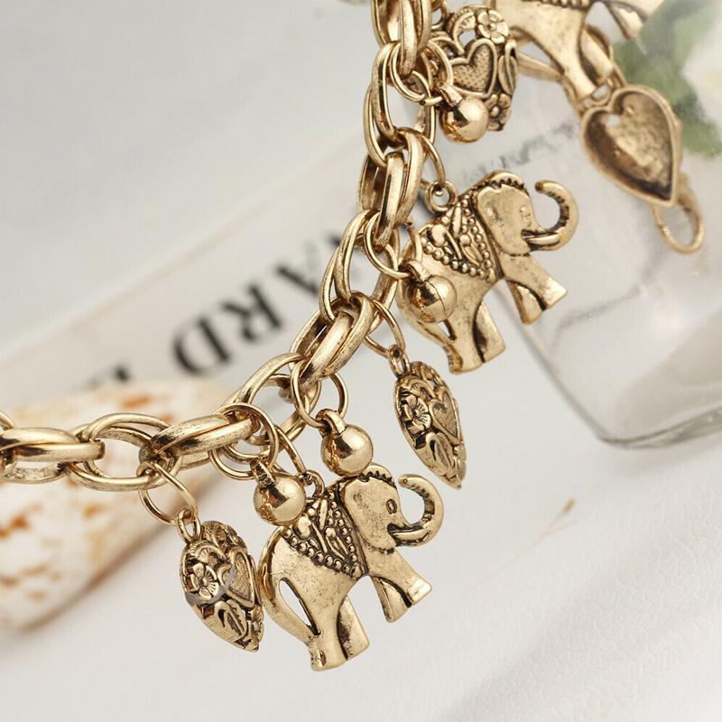 Handmade Vintage Elephant Anklet