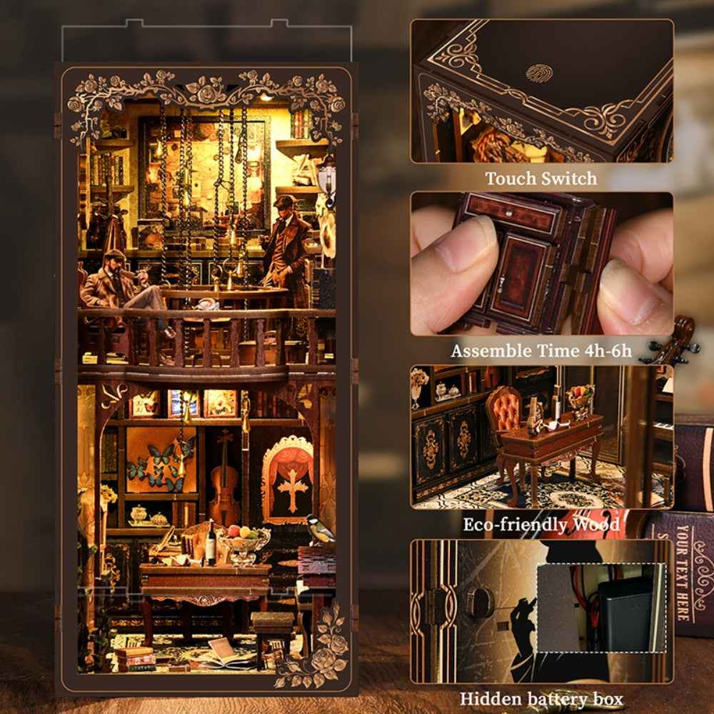 Dark Box Mystery Case DIY Book Nook Kit