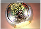 Fireworks Sphere – Silver – Includes 12W LED Warm Light - Dia 25cm