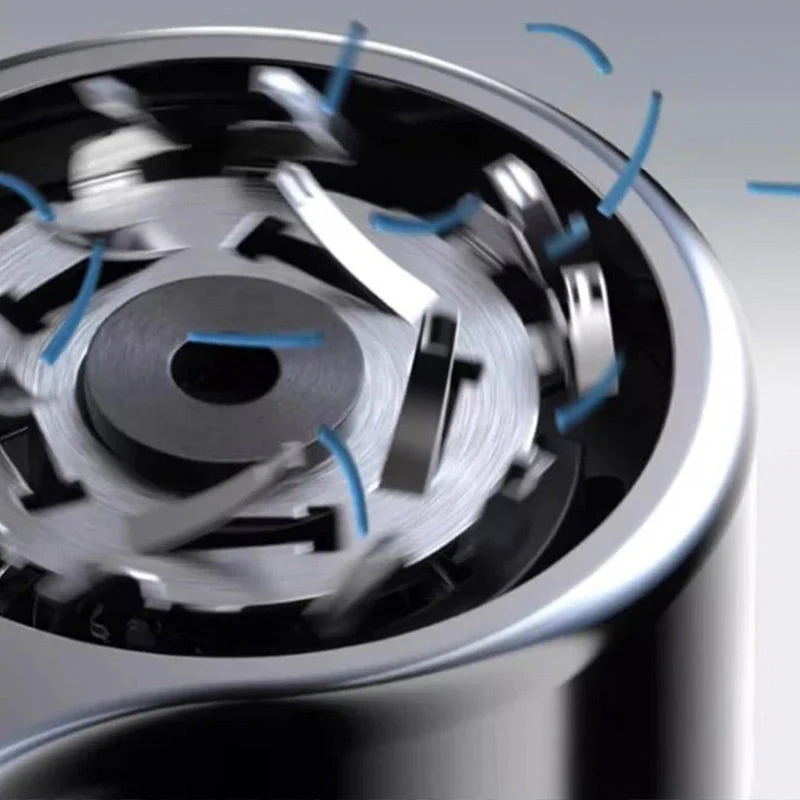 Transparent Mini Dual-Head Electric Shaver
