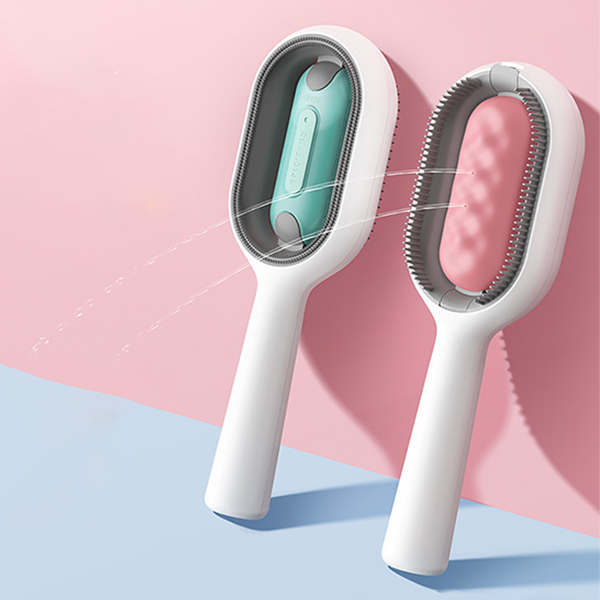 Hair removal comb with water tank
