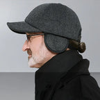 Winter baseball cap with ear protectors