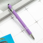 Metal Print Aluminum Ballpoint Pen, 8 Pieces