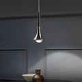 LumiDrop Nordic Design Pendant Light | Drop Shape | Elegant LED Light for Dining Room & Living Room | In Black, Gold & Chrome
