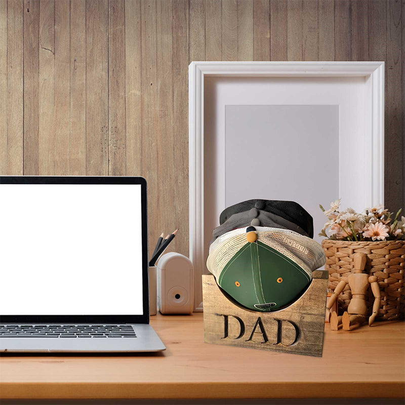 Father Wood Hat Holder