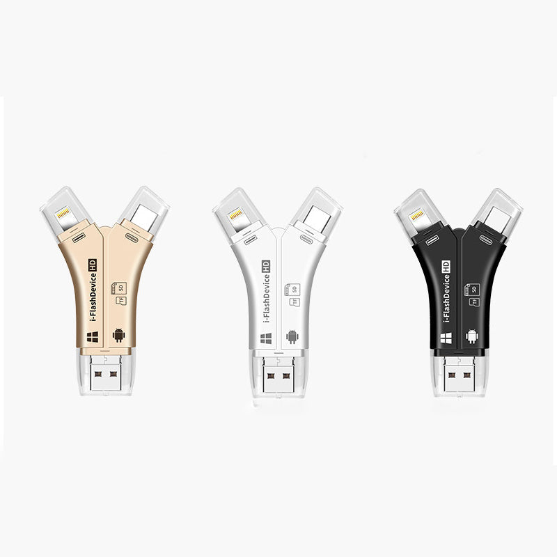 Ciaovie 4 in 1 Smartphone Card Reader