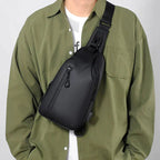 UrbanShield Waterproof Crossbody Bag with Anti-Theft Design