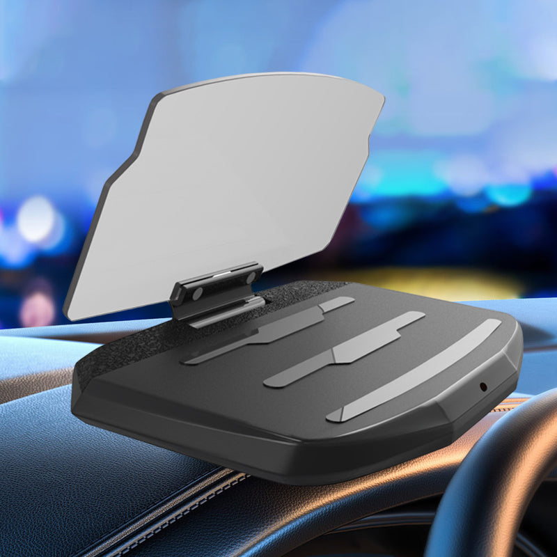 HUD navigation projector with wireless charging function