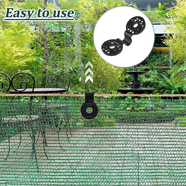 Shadow fabric plastic clips