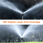 Automatic rotating garden sprinkler system