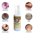 Foot deodorant and moisture absorber spray