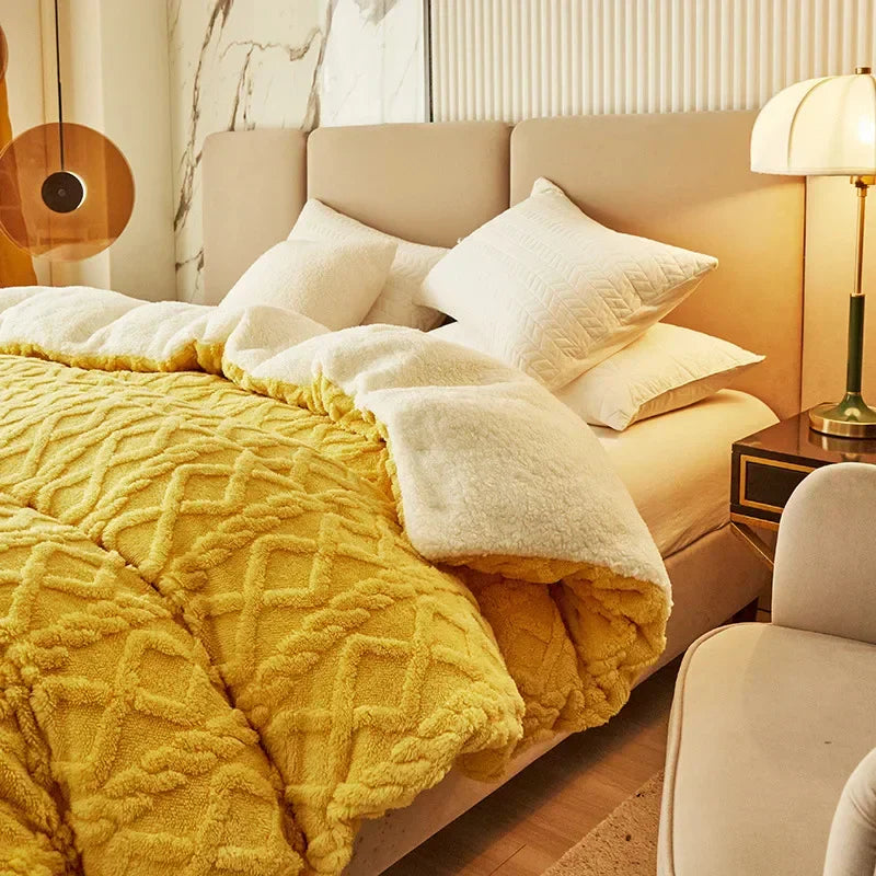 Double-sided Cashmere-Look Duvet Cover - VelvetWarm