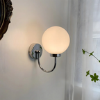Wall lamp with Glass Sphere