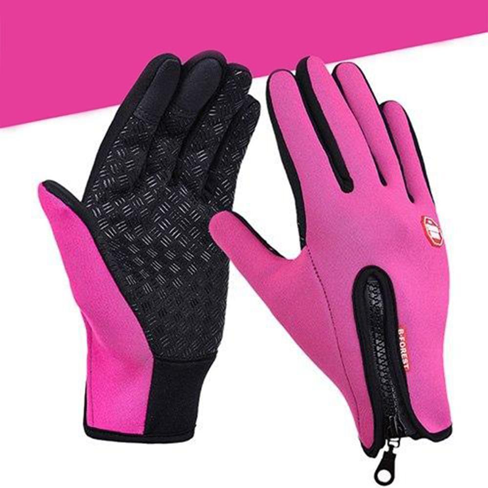 Premium warm windproof waterproof touchscreen gloves unisex