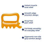 Knot Relief – Smooth-Edge Handheld Design – Back & Shoulder Recovery – Relax Muscles & Boost Circulation