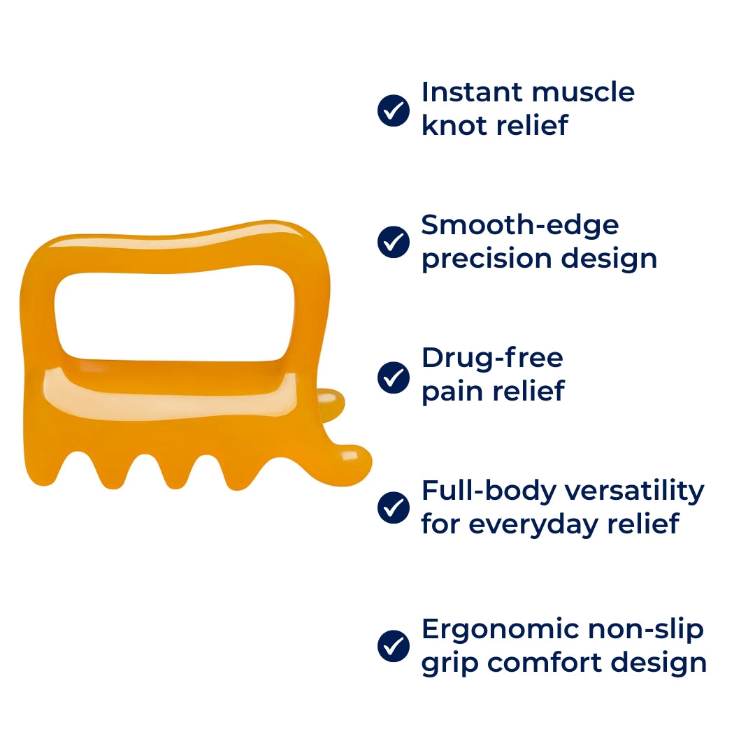 Knot Relief – Smooth-Edge Handheld Design – Back & Shoulder Recovery – Relax Muscles & Boost Circulation