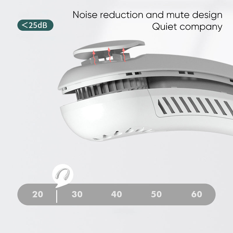 Portable neck fan