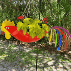 Colourful chicken design garden decoration