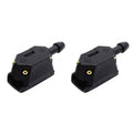 Four-hole car wiper nozzle