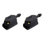 Four-hole car wiper nozzle