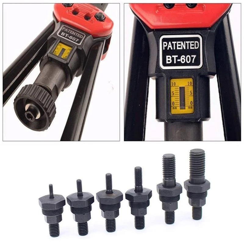 Kit tool for automatic rivets