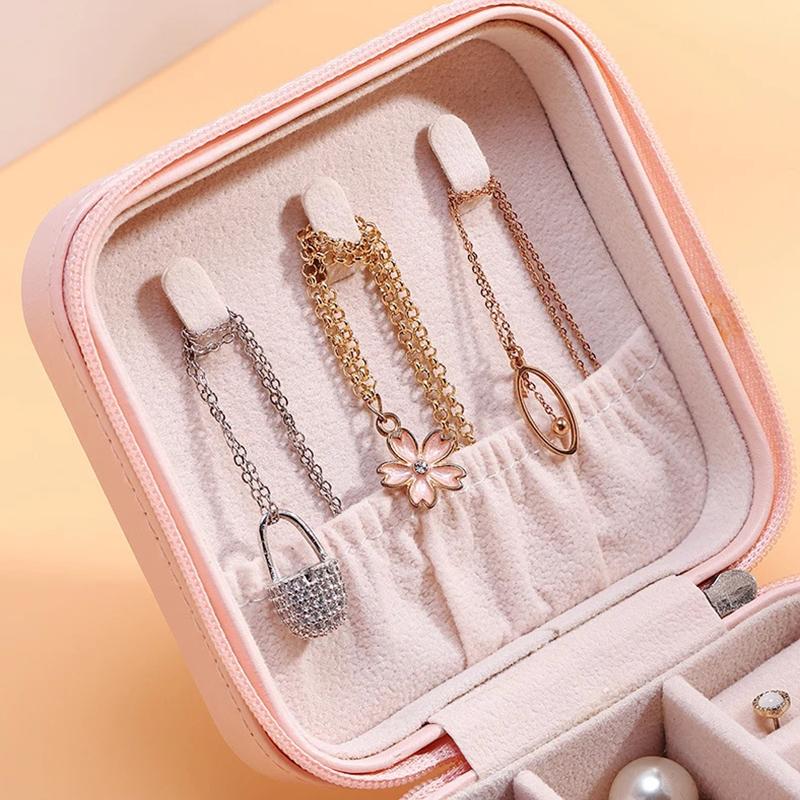 Portable Exquisite Jewelry Storage Box