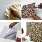 3D wall sticker for peeling and sticking