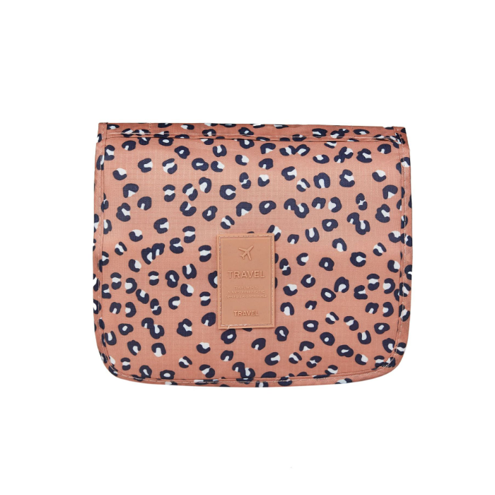 TravelEase – Water-repellent cosmetic bag with hook and compartments | Travel toiletry bag