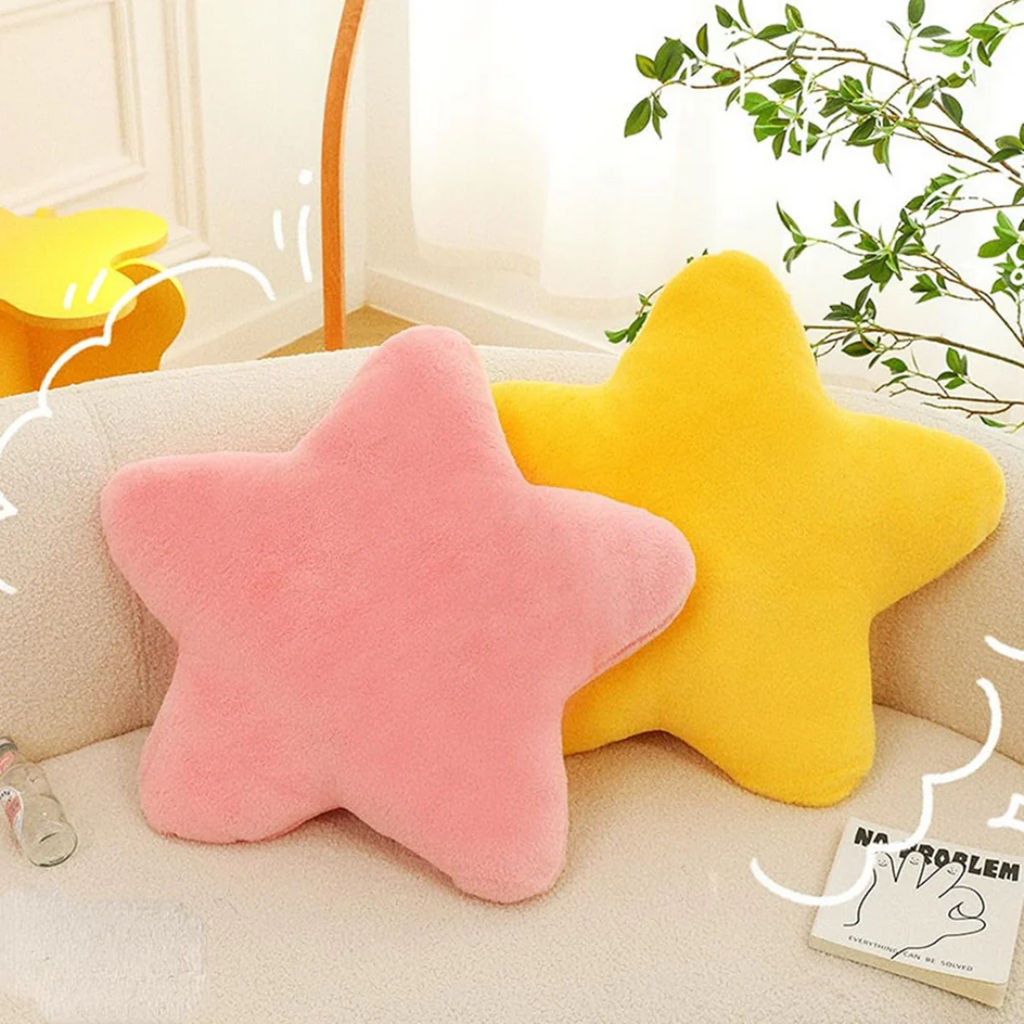 Star-shaped Decorative Pillow