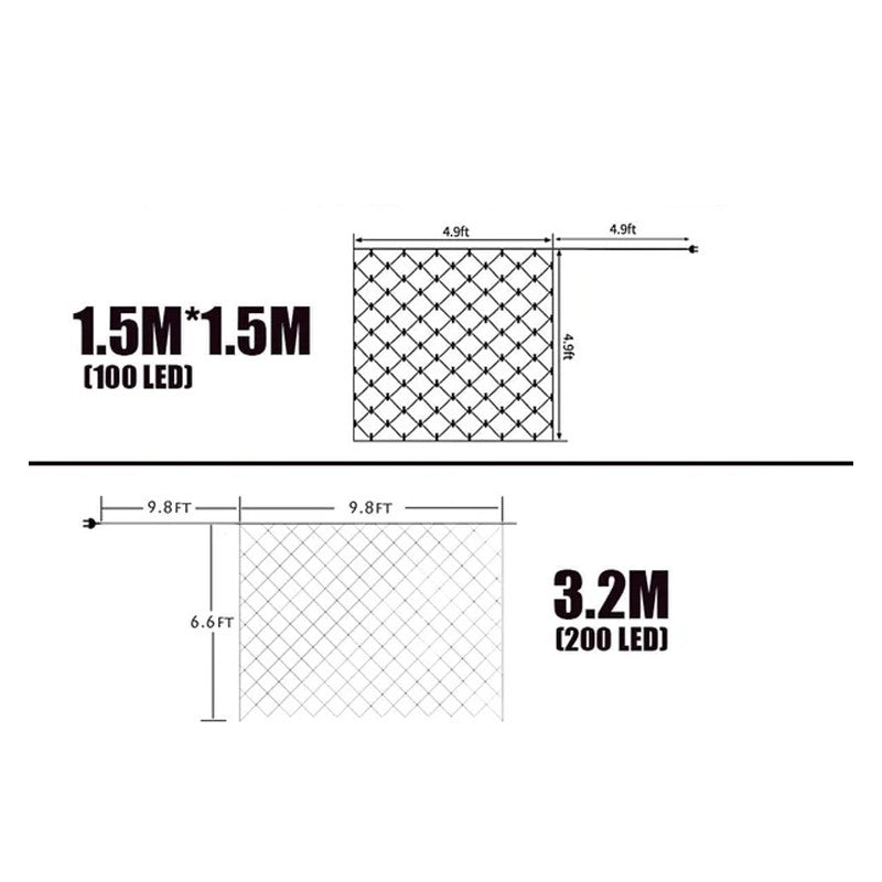 Solar Fishing Net Light