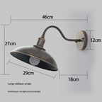 American Style Outdoor Waterproof Wall Sconce (Multiple Finishes, Sloped & Standard Styles)