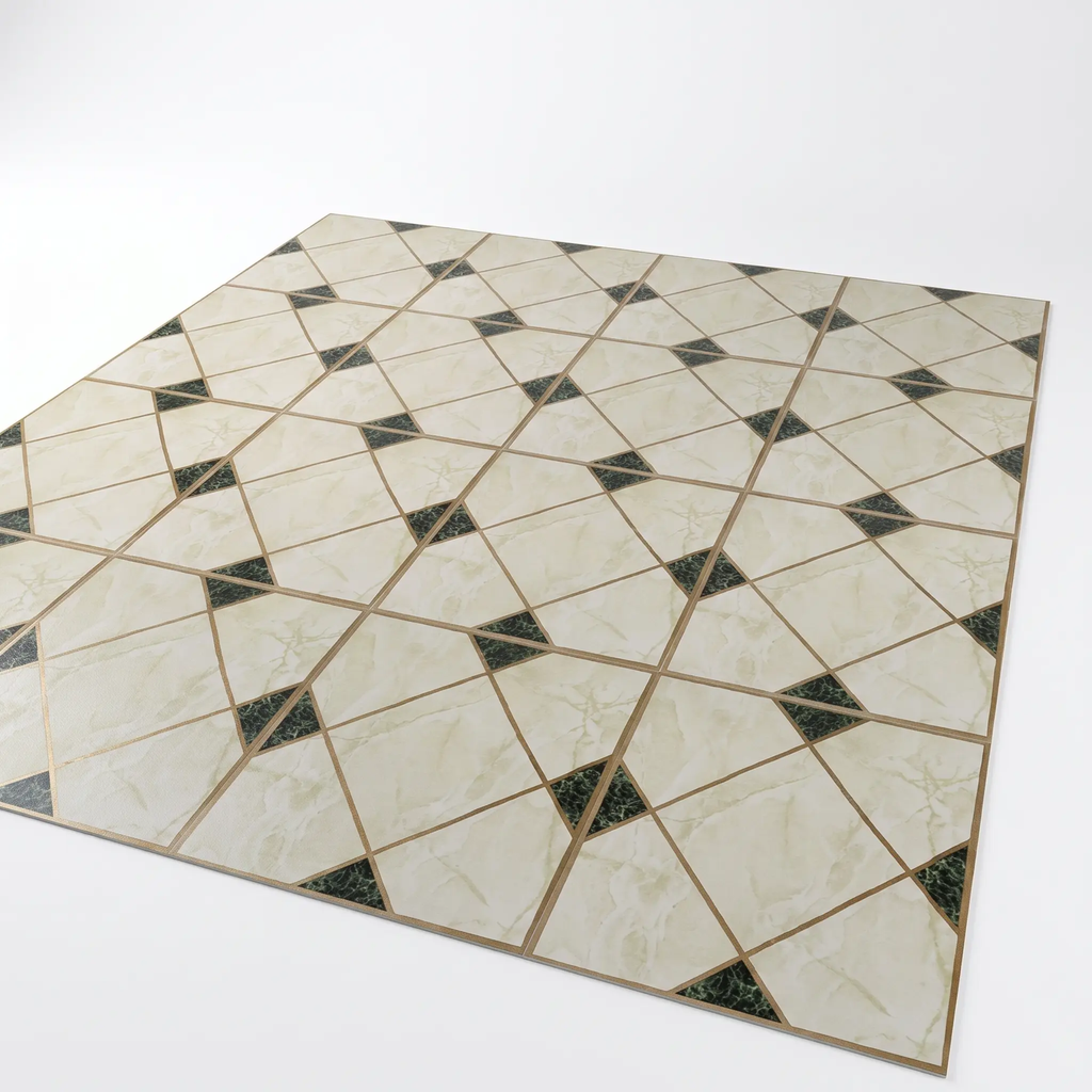 Peel and Stick PVC Flooring Matt Vinyl Flooring with Stone Look