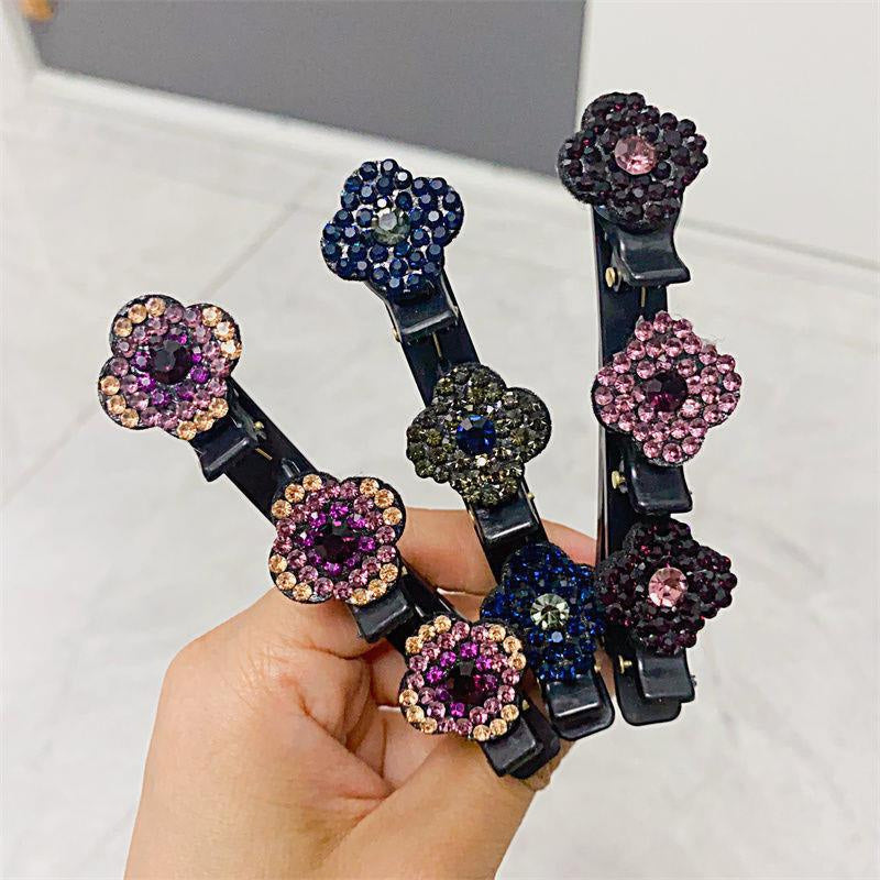 Three Flowers Side Hair Clip