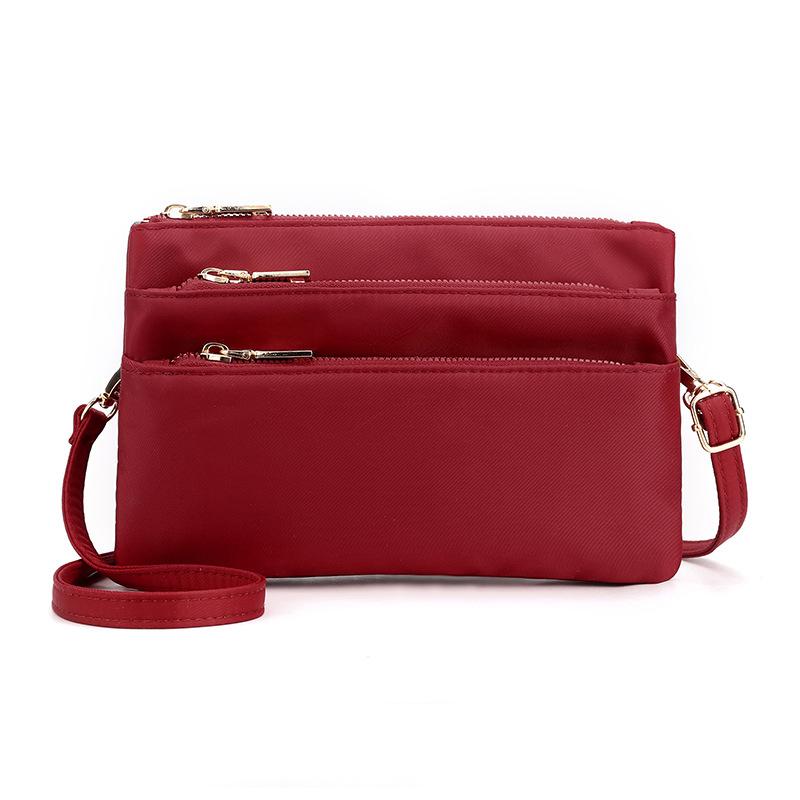 Multilayer Nylon Crossbody Bag