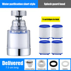 360° Faucet extension filters