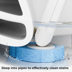 Toilet Wand Kit, Disposable Toilet Cleaning System with 18 Refill Heads