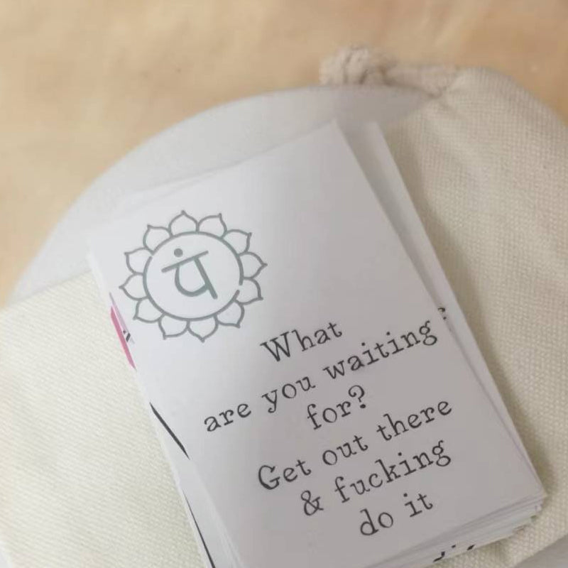 Funny Affirmation Card Gift Made of Coated Paper
