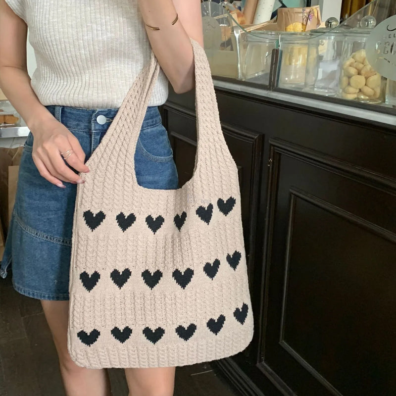 Knit Love Tote Bag