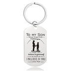 Mother's Day Engraving Metal Keychain with Box