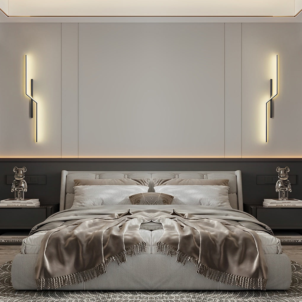 Lines Creative LED Modern Minimalist Wall Lamp Decorative Wall Lights Lighting