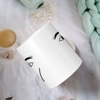 Emoji printed ceramic mug
